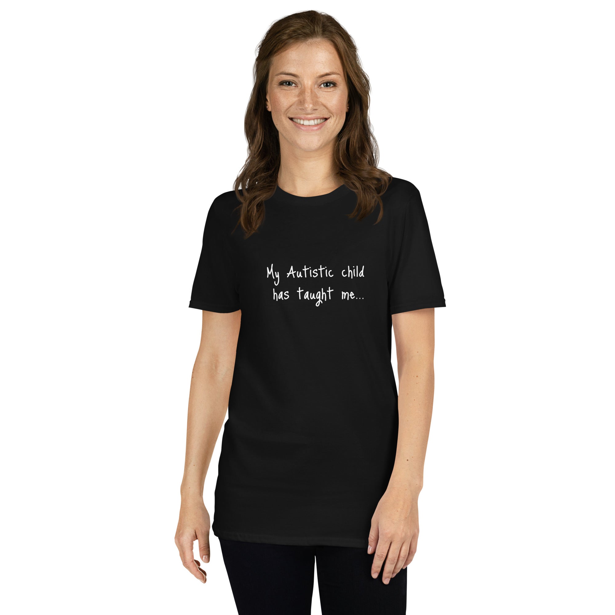Lessons My Autistic Child Taught Me Unisex T-shirt for Parents