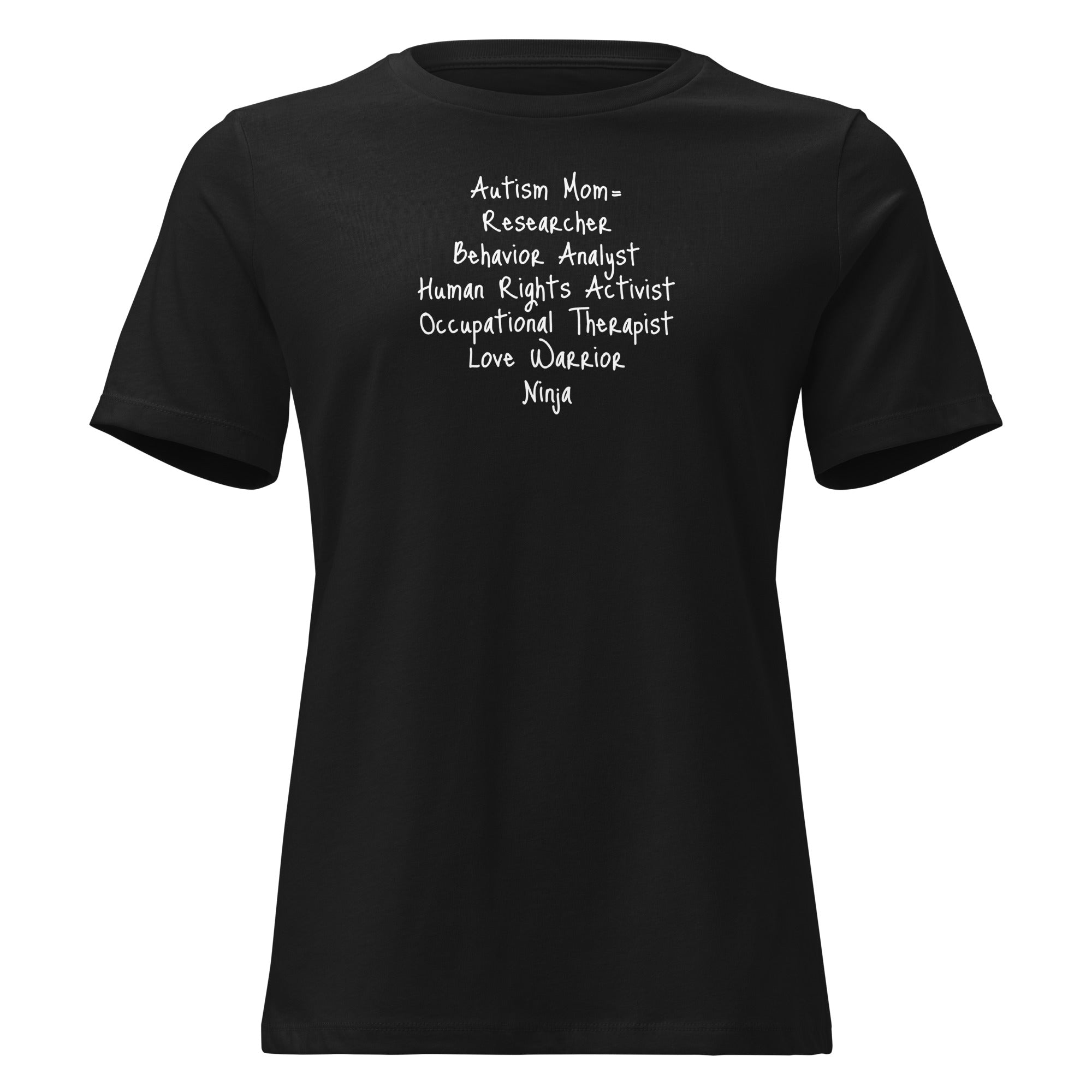 Autism Mom Superpowers Relaxed T-Shirt
