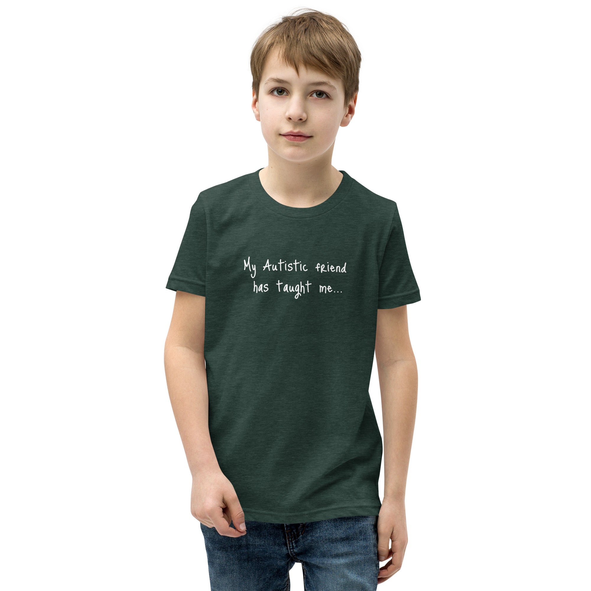 Supporting My Autistic Friend Unisex Youth T-shirt